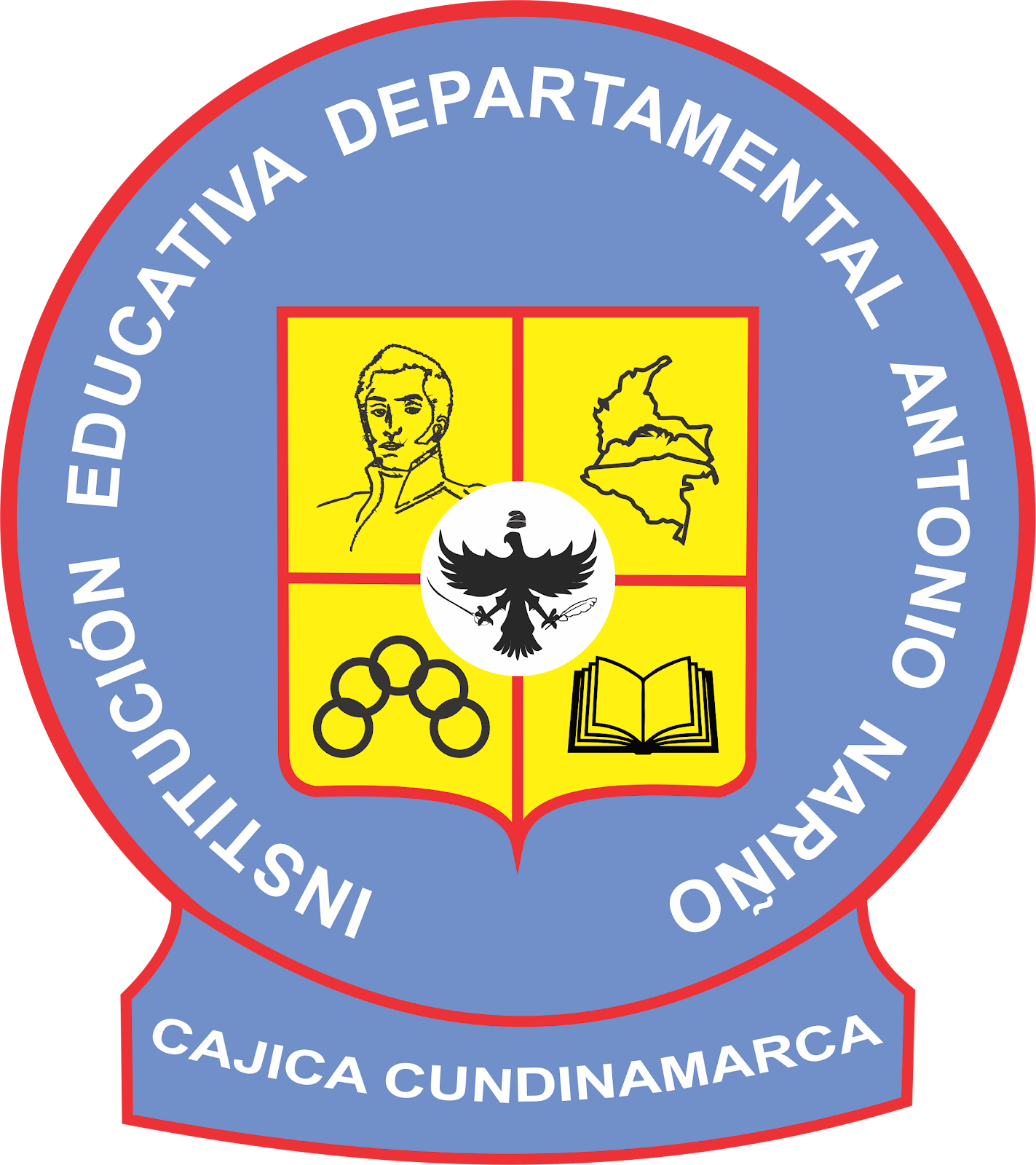 Escudo de Institución Educativa Departamental Antonio Nariño